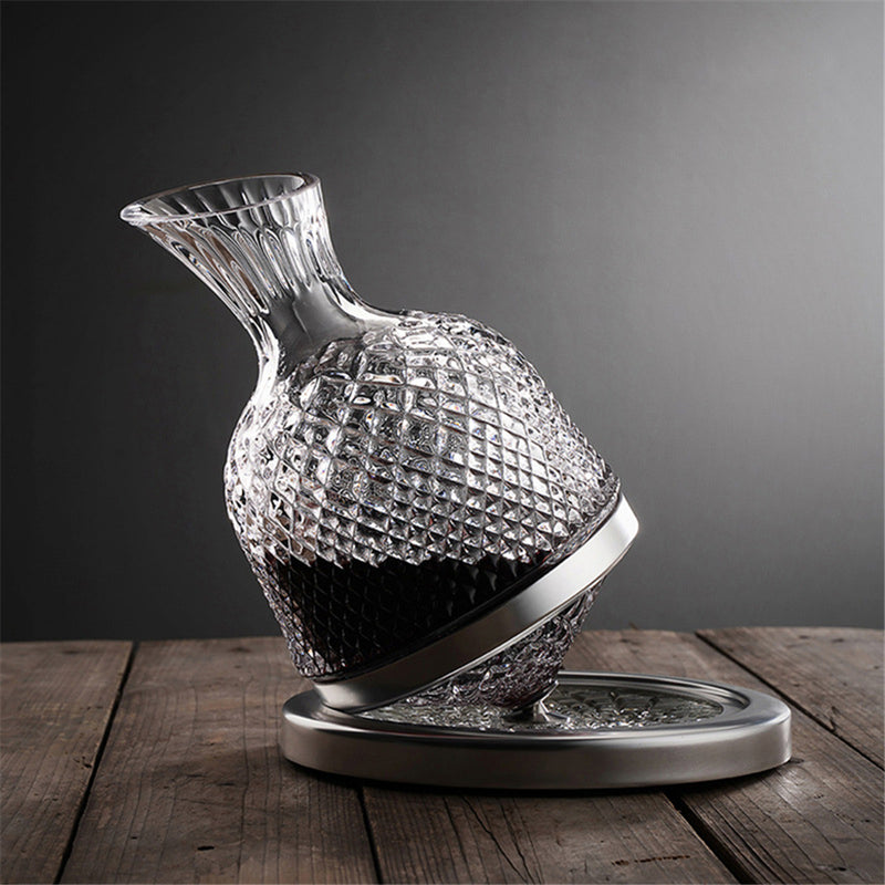 Decanter de Cristal Giratório - Crystallux 360™