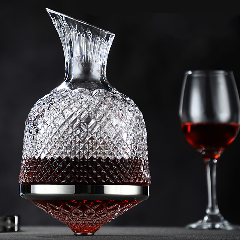 Decanter de Cristal Giratório - Crystallux 360™